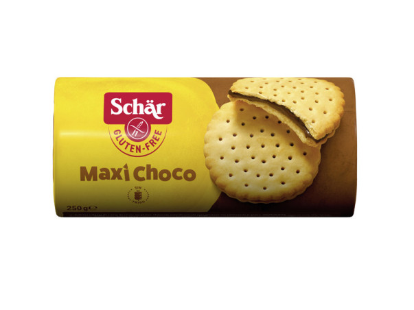 Galletas rellenas de chocolate maxi choco 250g Schär