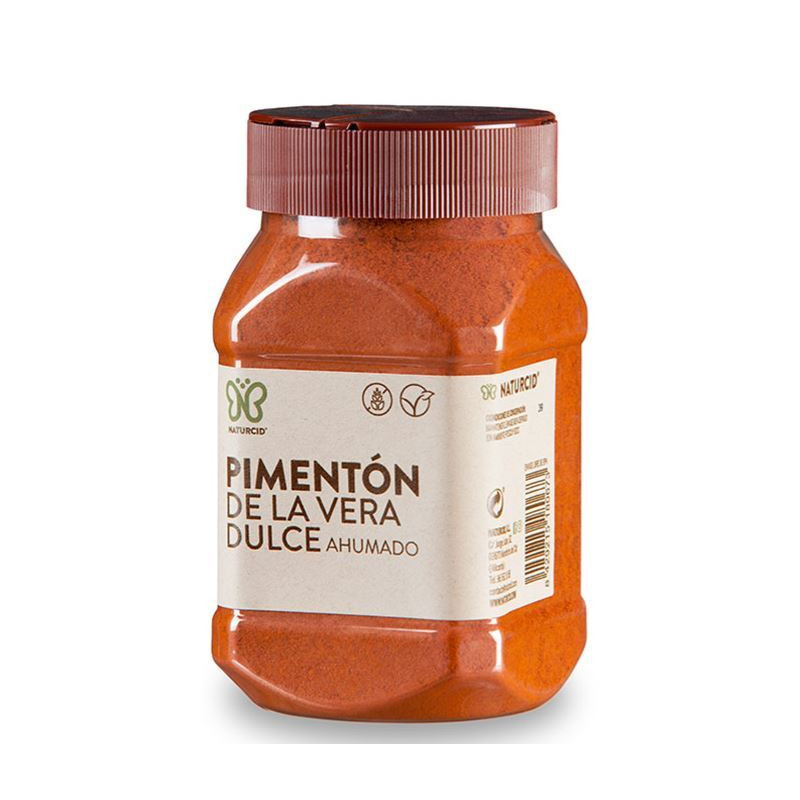 Pimenton de la vera dulce ahumado pet 190  gr.