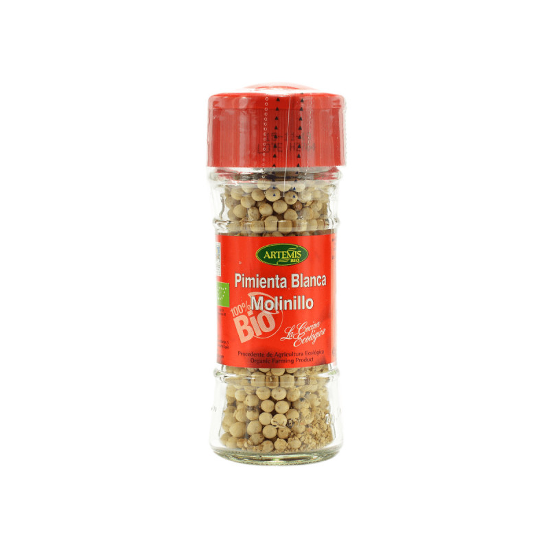 Pimienta blanca molinillo BIO 45 g