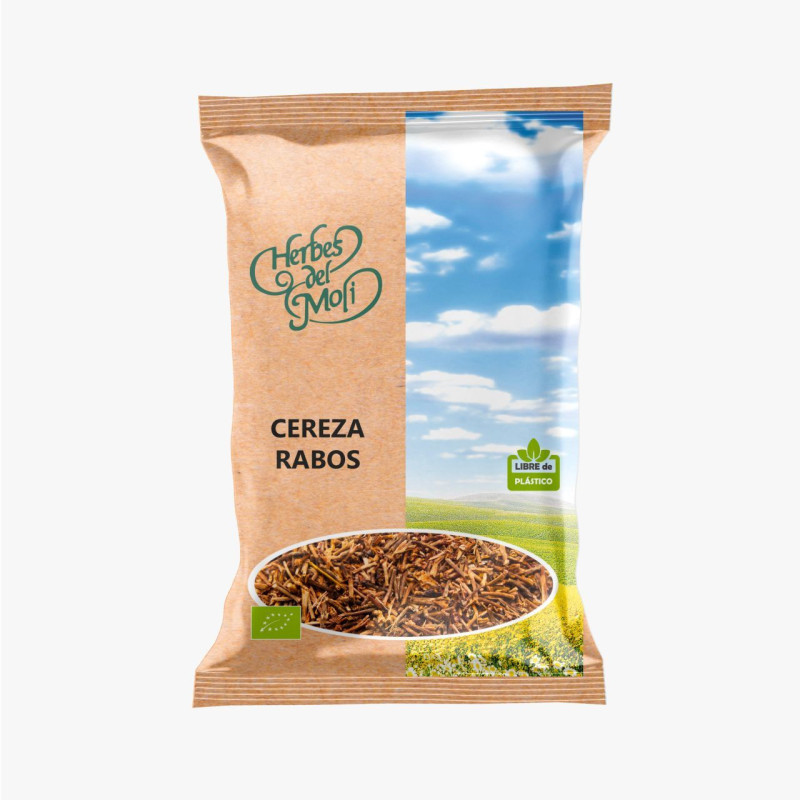 Bolsas de cereza rabos 50g