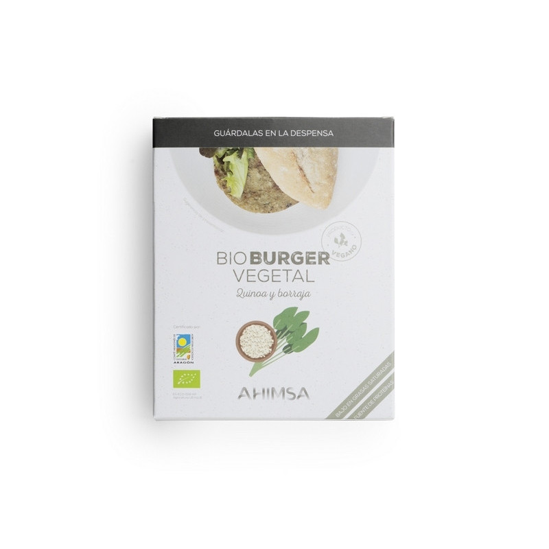 Hamburguesa vegetal avena, quinoa y verduras BIO ld 160 g